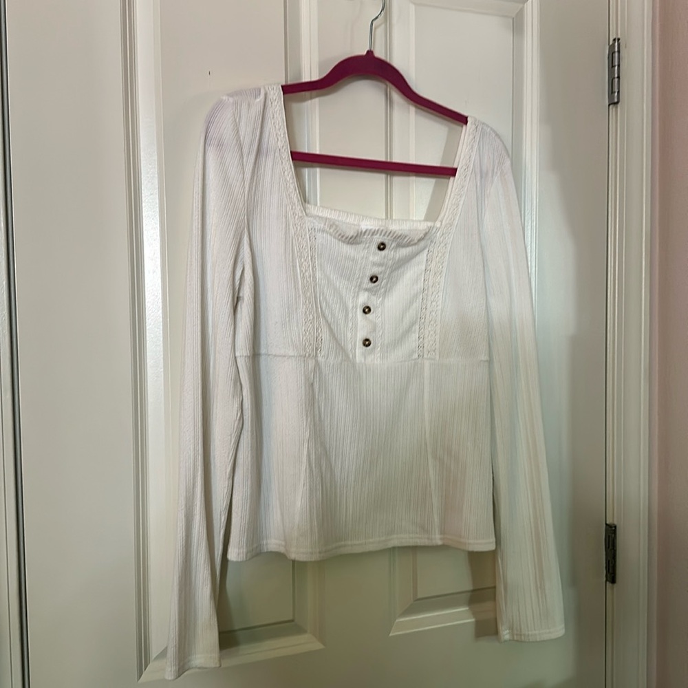 Super soft White Longsleeve